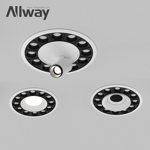 Allway Wholesale New Design Detachable SKD Housing Down Lamp Frame 6 inch LED DownLighting Fixture