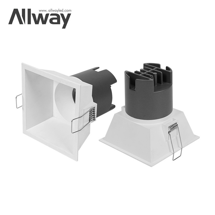 Wholesale Spotlight Housing Aluminum Recessed 5 10 Watt Led Downlight e27 Frame Fixture Holder Fittings