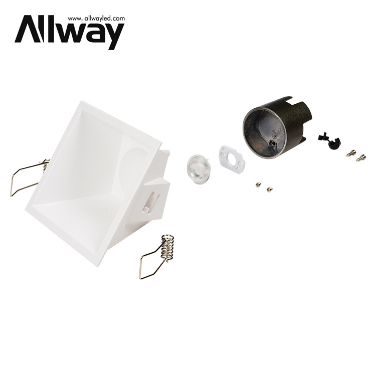 Wholesale Spotlight Housing Aluminum Recessed 5 10 Watt Led Downlight e27 Frame Fixture Holder Fittings