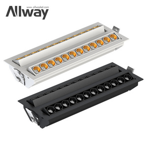 Allway New Arrival SKD Modern Design Indoor Ceiling Led Linear Spot Ceiling Light 20W 40w Led Downlight Housing