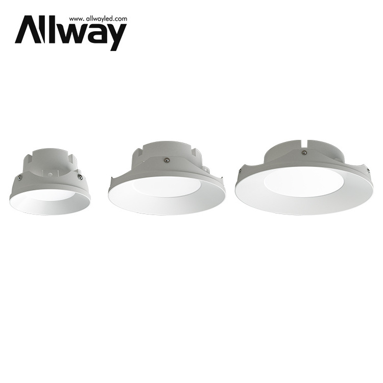 Allway Small SIze Center Installation Down Light Housing LED Recessed Downlight SKD Fixture