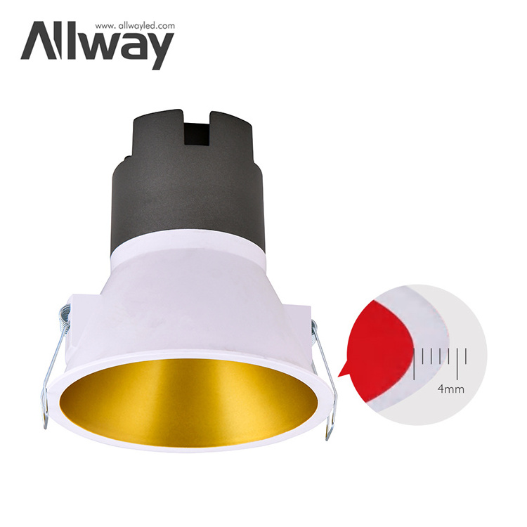 Allway SKD Modern 2022 Brightest Recessed Downlight Interior Apartment LED Spot Light Fitting