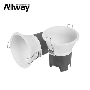 Allway Indoor Commercial Aluminum Frame Spot Lamp Recessed Lights LED Spotlight SKD Housing