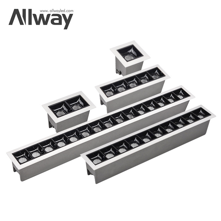 Allway LED Down Lamp Housing Indoor CCT Grille Light Recessed Led Downlights Fitting Frame