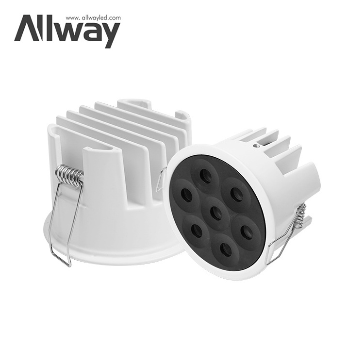 Allway Good Quality Antiglare Downlight Brightest CCT Small Light Down LED Spotlight Frame Housing