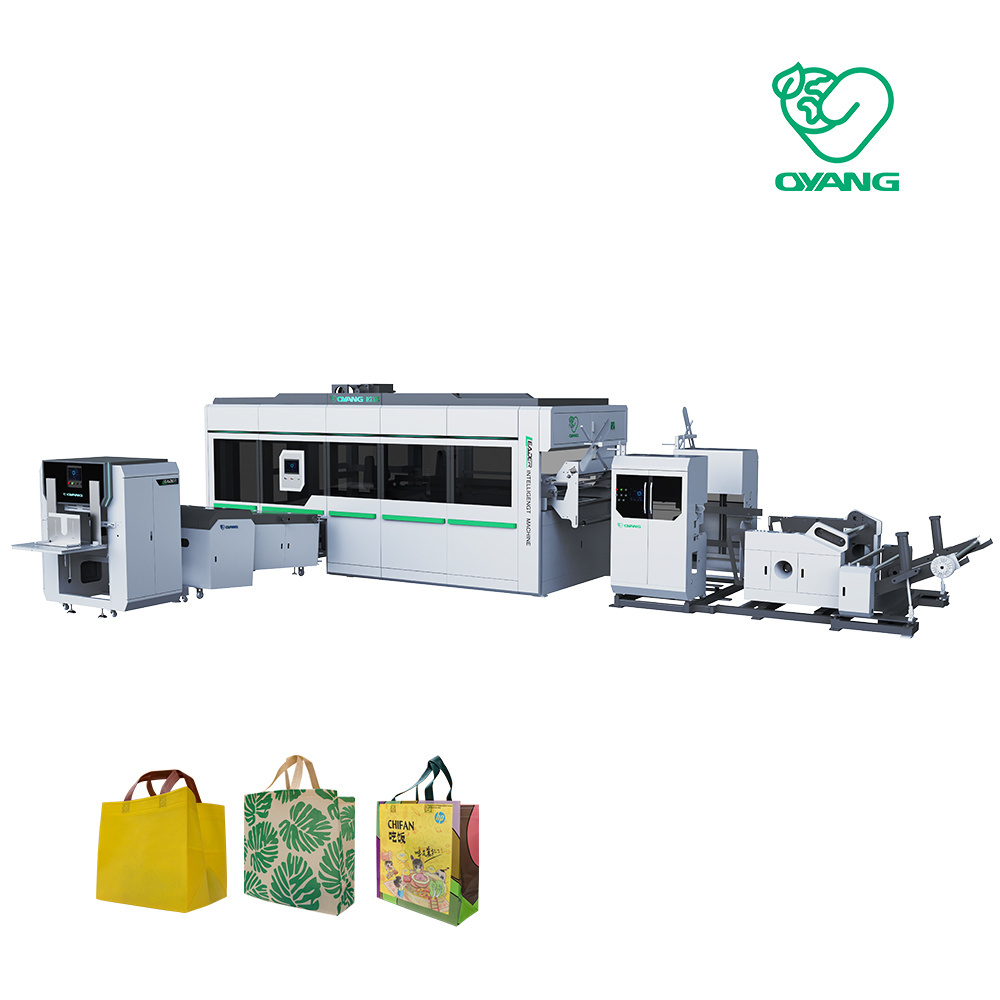 Oyang Newest Leader PP Non Woven Box Shopping Bag Making Machine With Handle Online