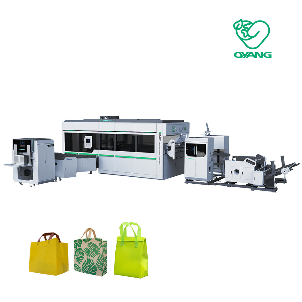 Oyang Newest Leader PP Non Woven Box Shopping Bag Making Machine With Handle Online