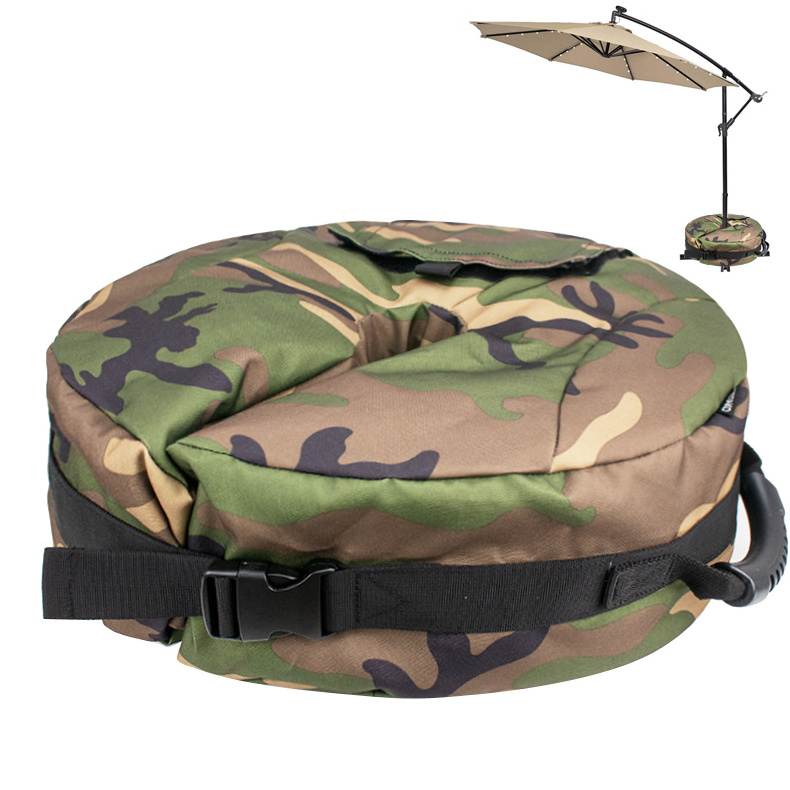 Outdoor Beach Sunshade Sand Round Umbrella Base Weight Bag