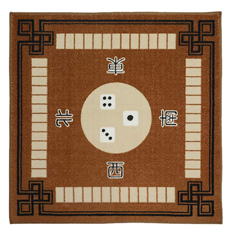 Custom Universal Slip Resistant Paigow Poker Dominos Card Play Table Cover Gaming Mahjong Mat