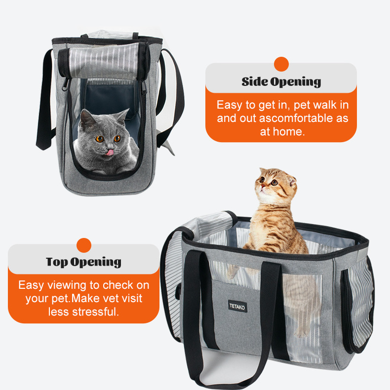 Portable Custom Cute Small Puppy Cat Pet Travel Sling Tote Dog Carrier Bag