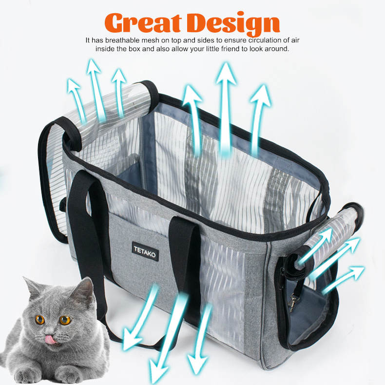 Portable Custom Cute Small Puppy Cat Pet Travel Sling Tote Dog Carrier Bag