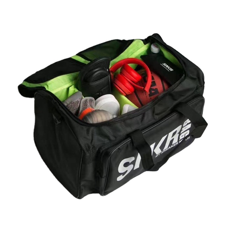 custom portable duffle gym sports sneaker Bags mens travel gym duffel bag with shoes compartment