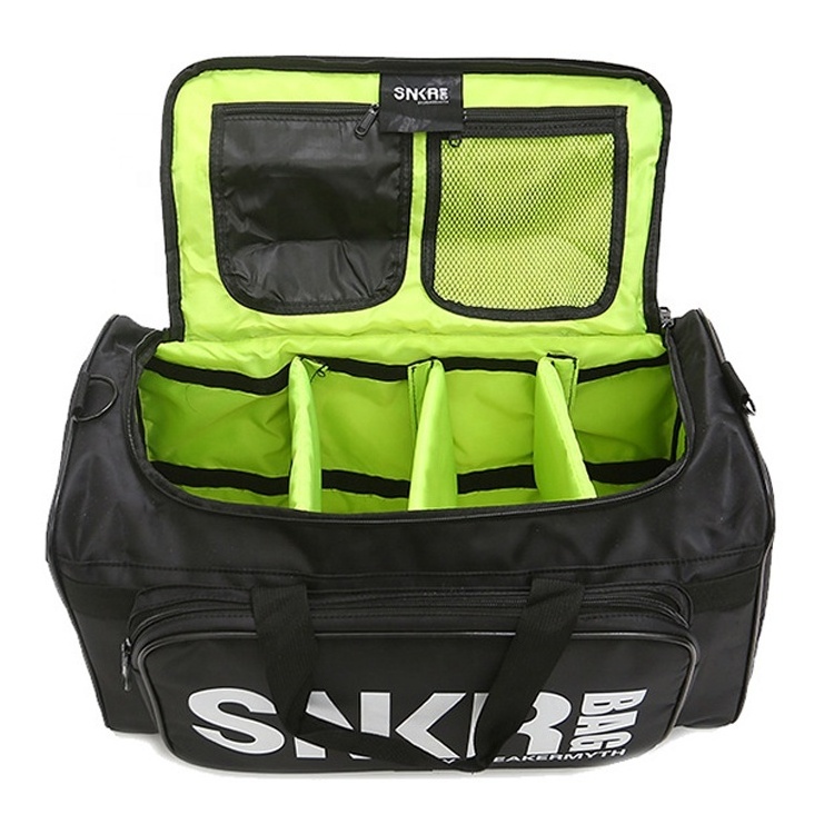 custom portable duffle gym sports sneaker Bags mens travel gym duffel bag with shoes compartment