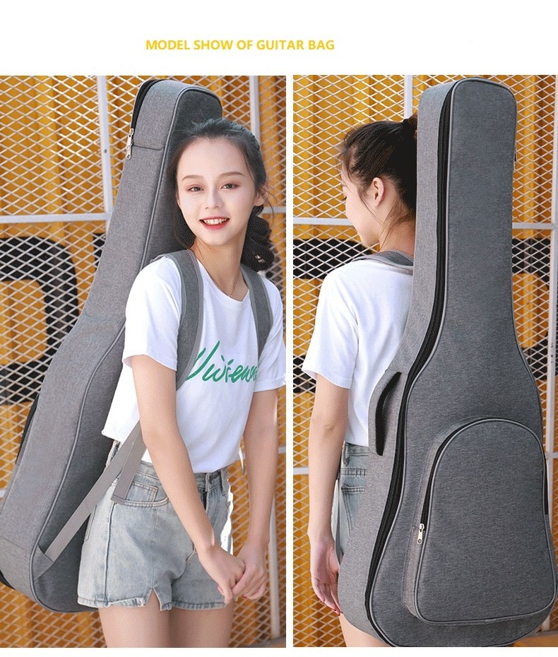 36 39 41 Inch Waterproof Oxford Fabric Guitar Case Gig Bag Double Straps Padded classical guitar bag Backpack Carry Case