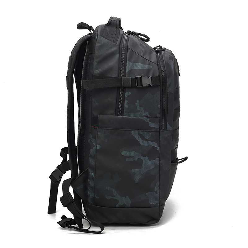 Custom wholesale large capacity backpack waterproof oxford camping backpack for outdoor travel hiking camo backpack for men