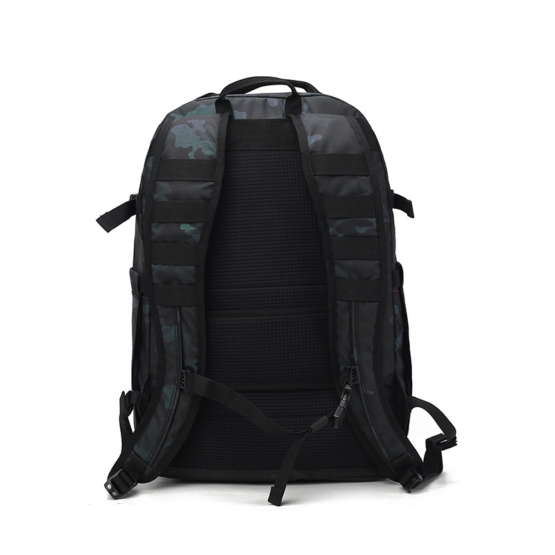 Custom wholesale large capacity backpack waterproof oxford camping backpack for outdoor travel hiking camo backpack for men