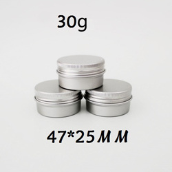 In Stock Empty Aluminum Jar Metal tin can round Candy Tins Cosmetic candle Packaging box round aluminum containers snap lid tin