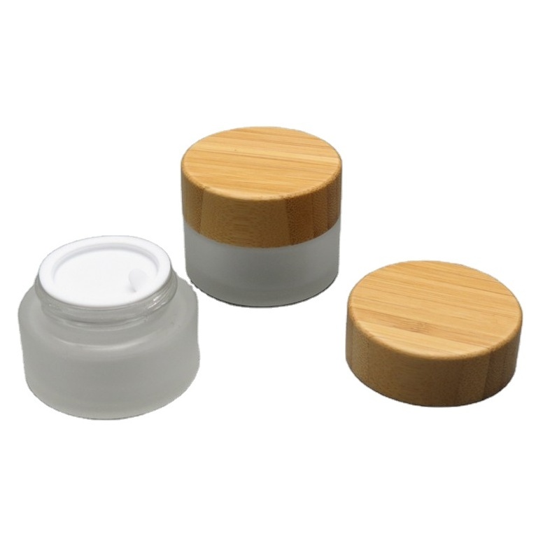 hot selling 50ml 2oz small square spice glass jar with cork lid wooden stopper bottle