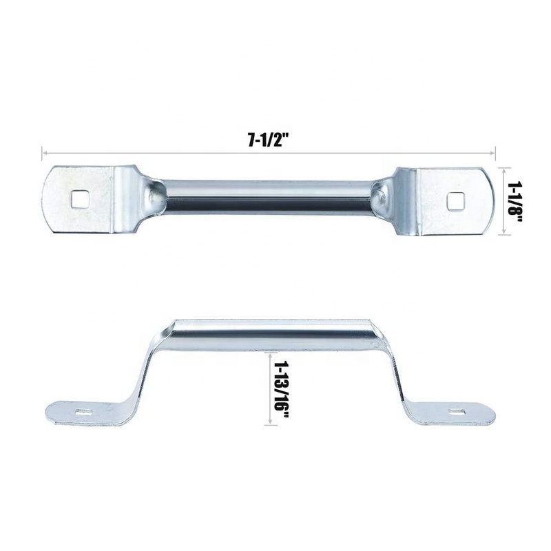 Garage Door #1 Hinge Inside Deadlock and Handle Kit with Galvanized  Residential Light Commercial Garage Door Replacement