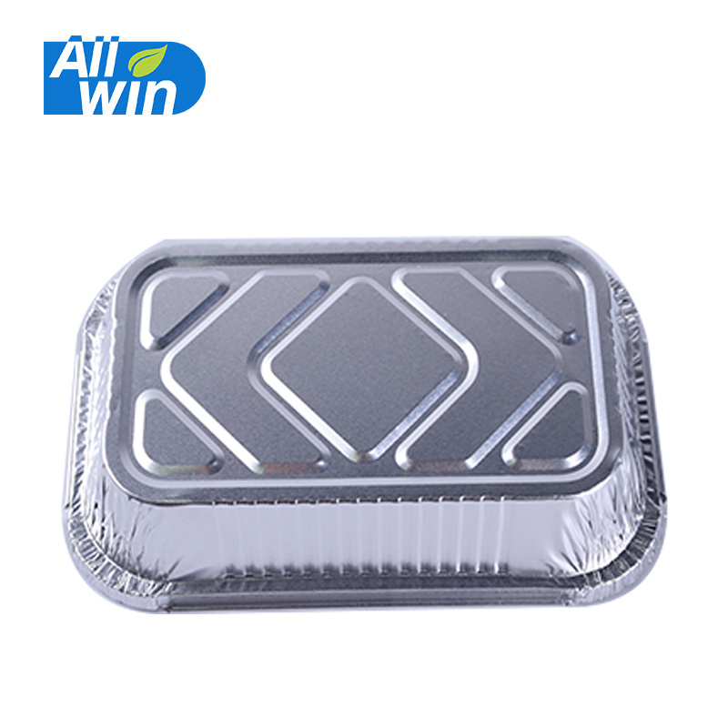 Eco Friendly Recyclable Food Packaging Foil Dish Boxes Popular Models 450Ml Aluminum Foil Container With Factory Price