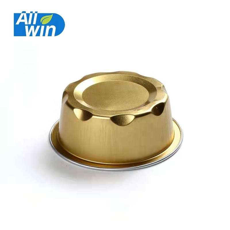 55ml Aluminum Foil Cup Cake Bowl Pans Muffin Ramekin Utility Souffle Cup Round Colorful Aluminum Foil Container