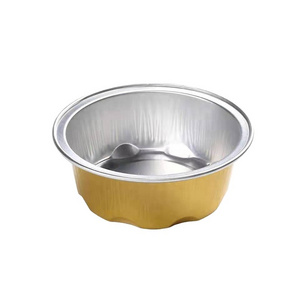 55ml Aluminum Foil Cup Cake Bowl Pans Muffin Ramekin Utility Souffle Cup Round Colorful Aluminum Foil Container