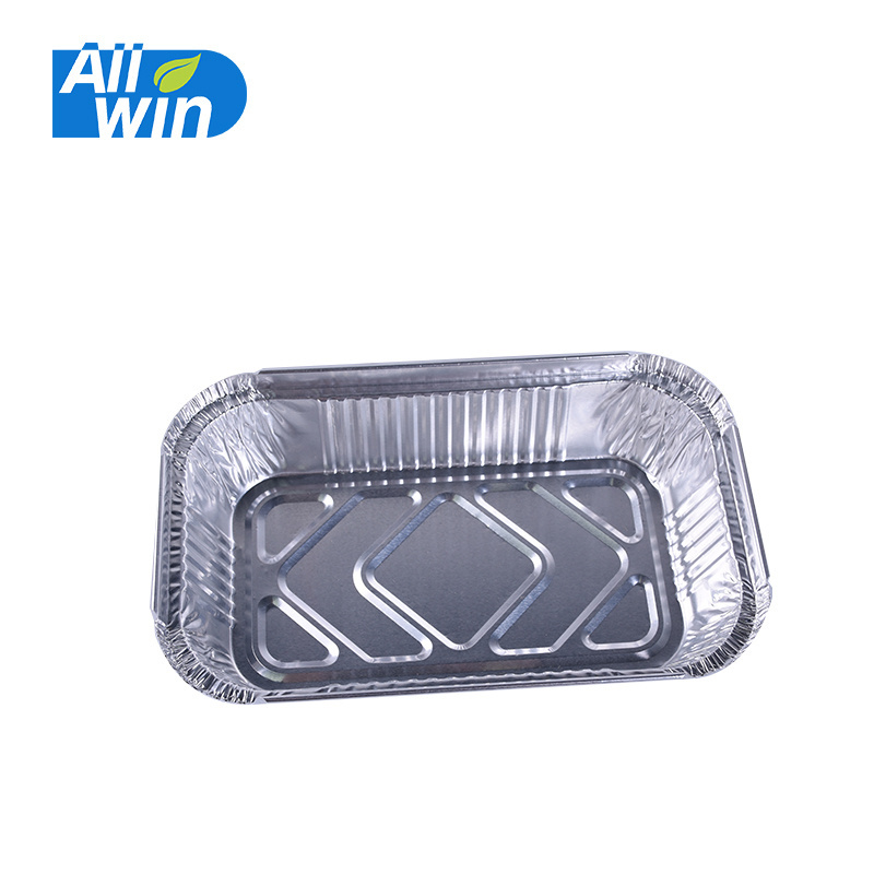 Eco Friendly Recyclable Food Packaging Foil Dish Boxes Popular Models 450Ml Aluminum Foil Container With Factory Price