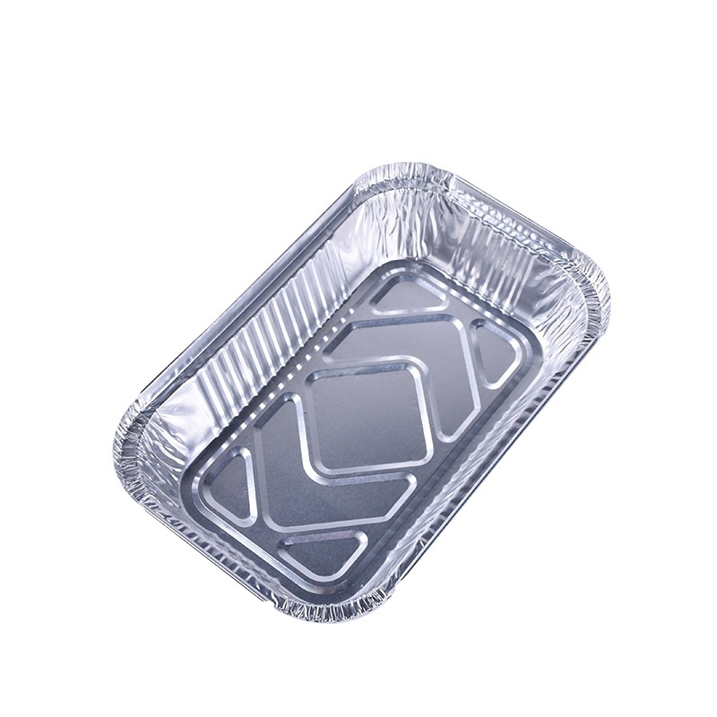 Eco Friendly Recyclable Food Packaging Foil Dish Boxes Popular Models 450Ml Aluminum Foil Container With Factory Price