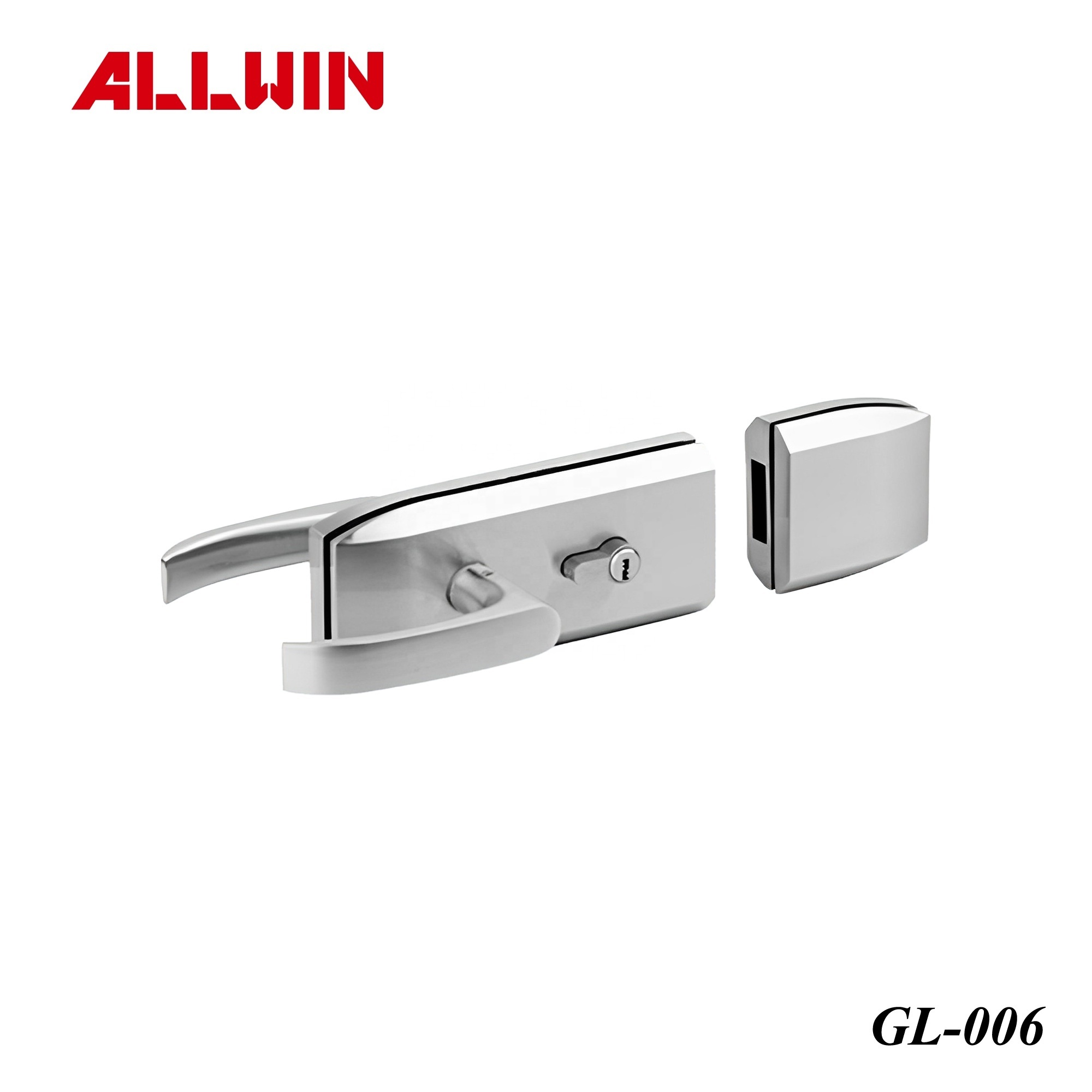 Double Lever Glass Door Lock With Latch