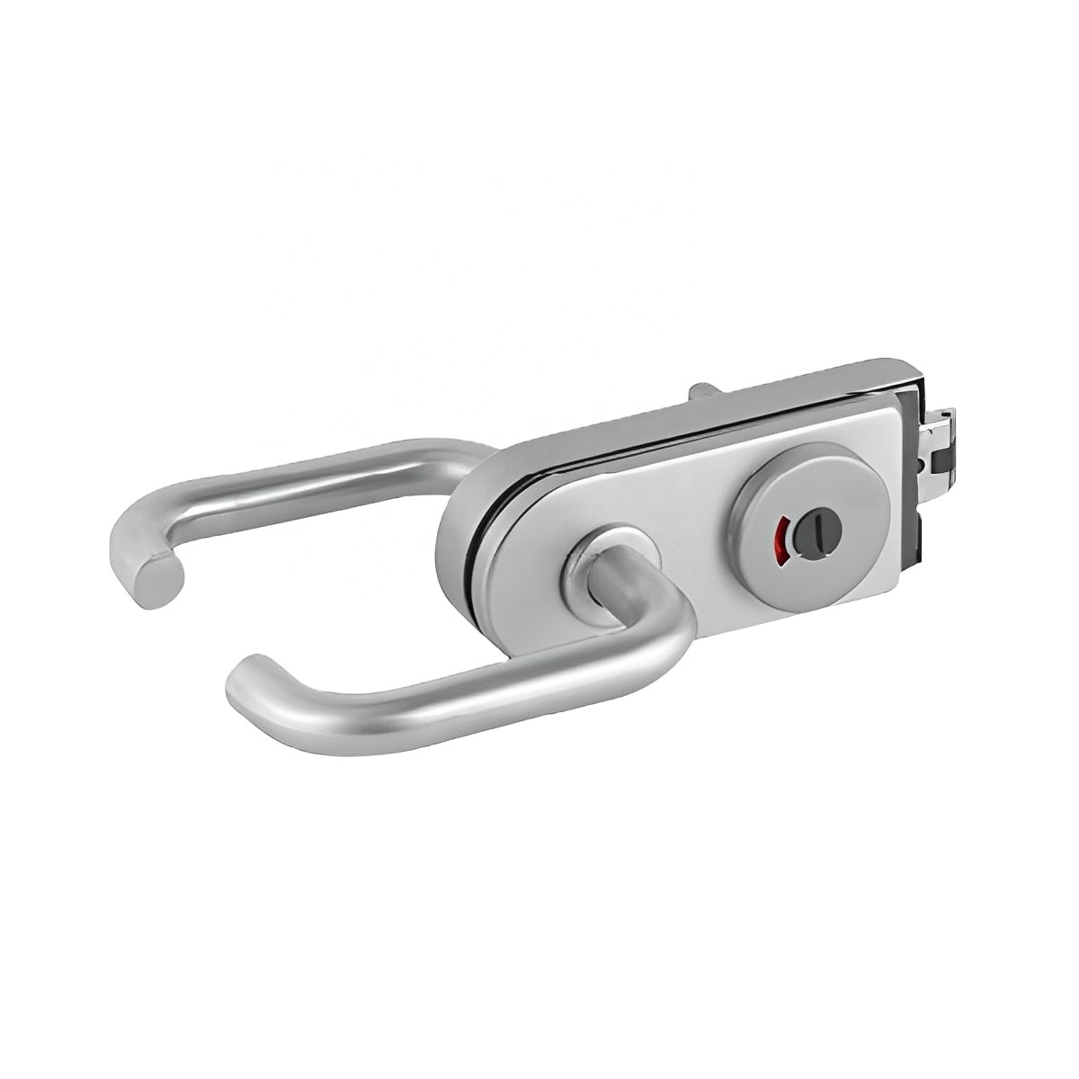 Double Lever Glass Door Lock With Latch