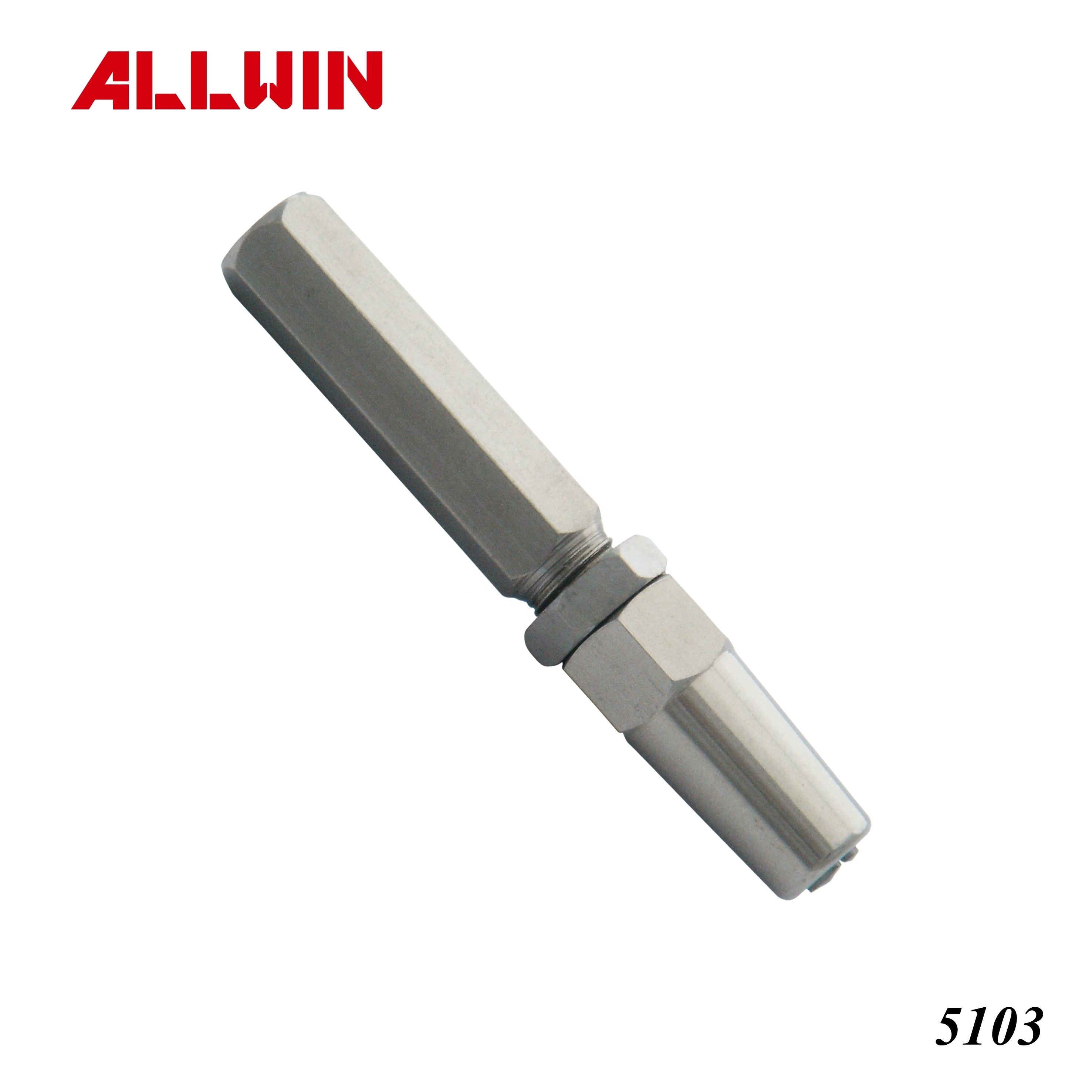 Stainless Steel Pan Head Cylindrical Tensioner Cable Railing Fitting Model 5106 Packaged in Box