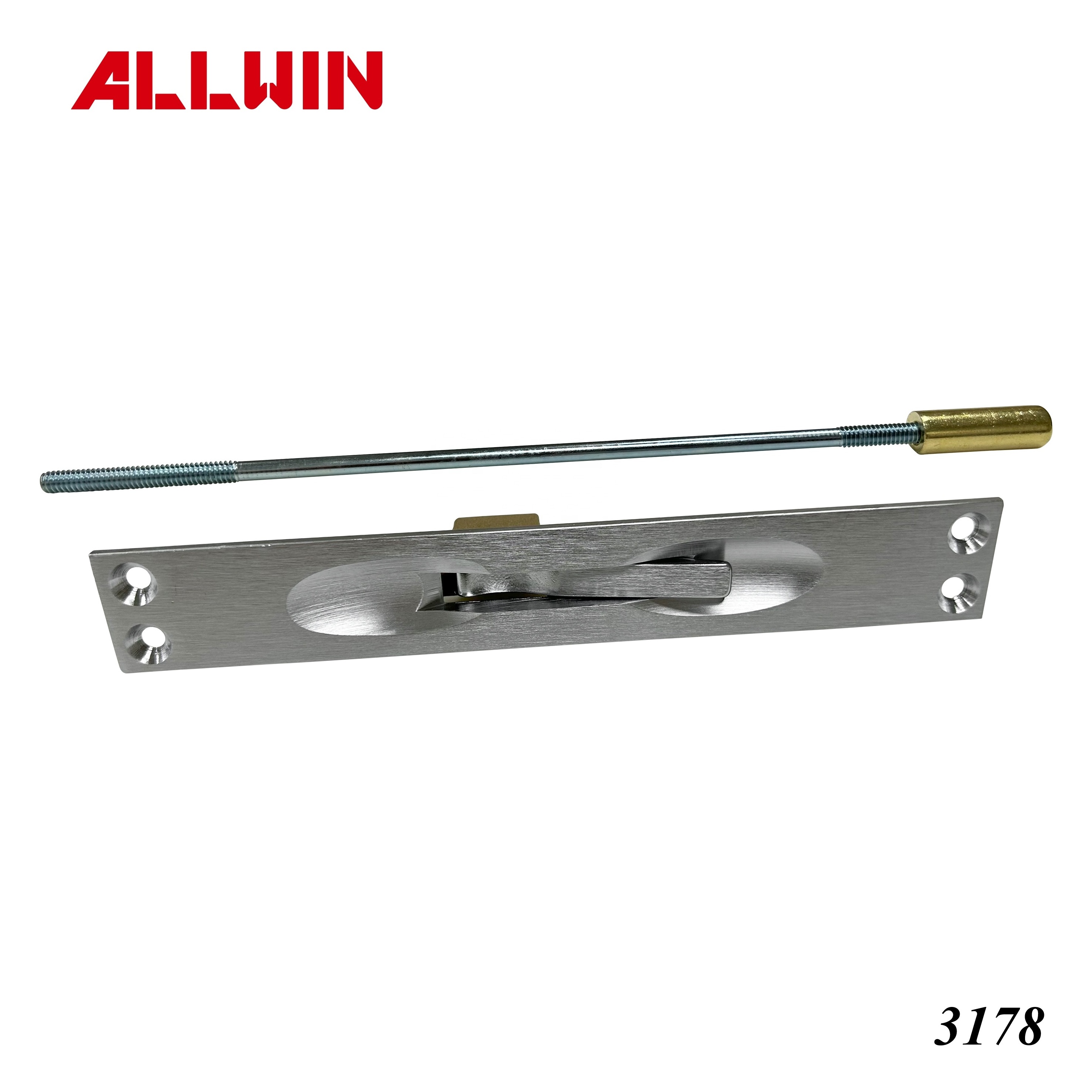 Door Lock Extruded Aluminum Flush Bolts