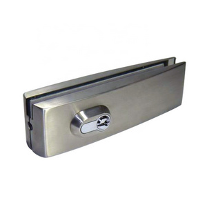 Stainless Steel Cover Dorma Glass Door Fitting Bottom Lock Patch Fitting