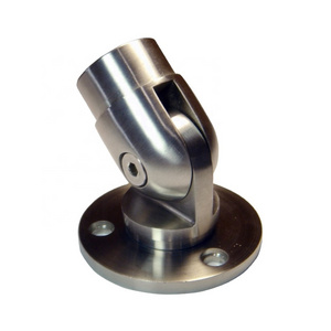 Stainless Steel Adjustable Handrail Wall Pipe Tube Flanges End Cap