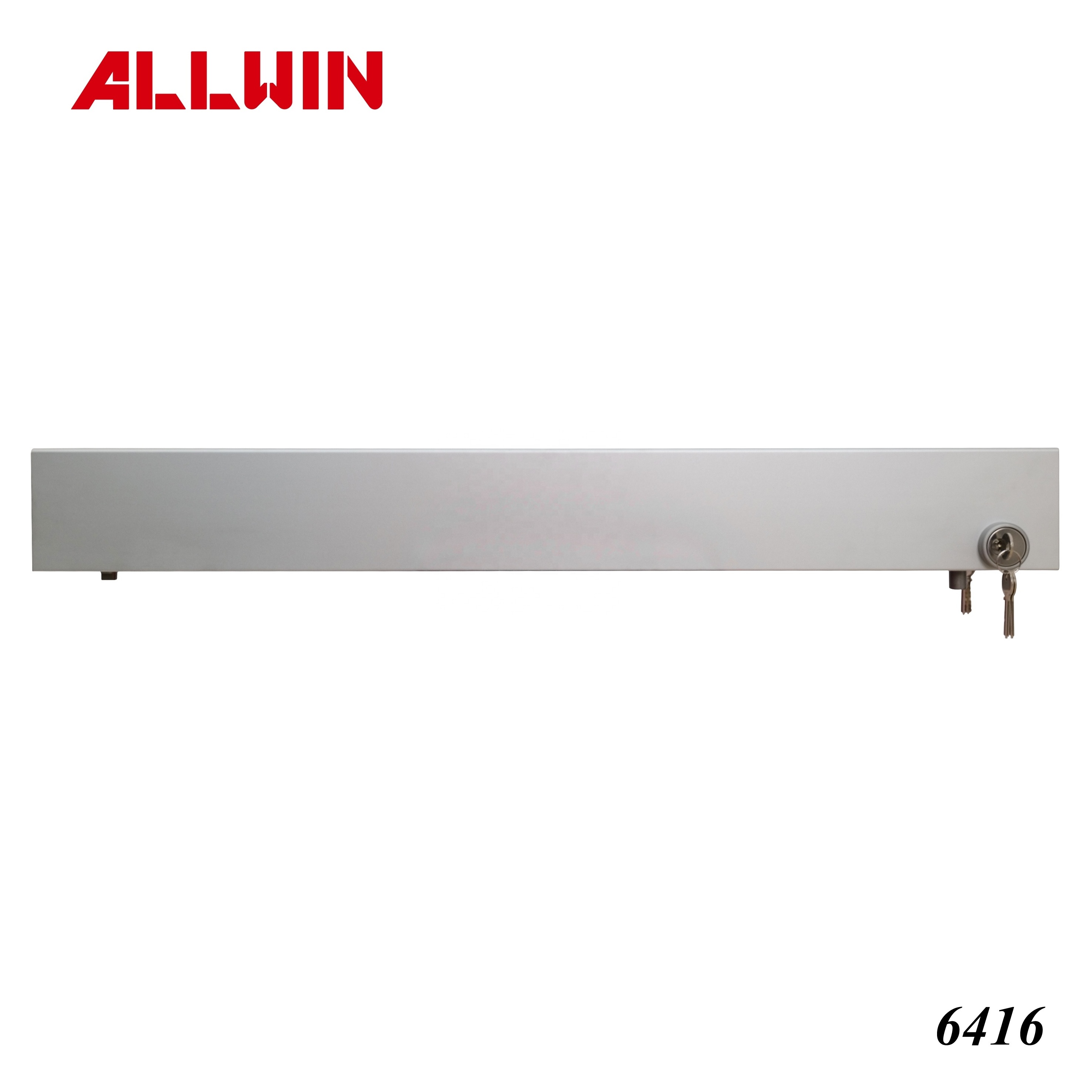 Aluminum Profile Long Glass Patch Fittings Glass Door Fitting Rails Clear Anodize Top Door Rails