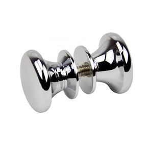 Traditional Style Brass Bathroom Glass Door Knobs Handle