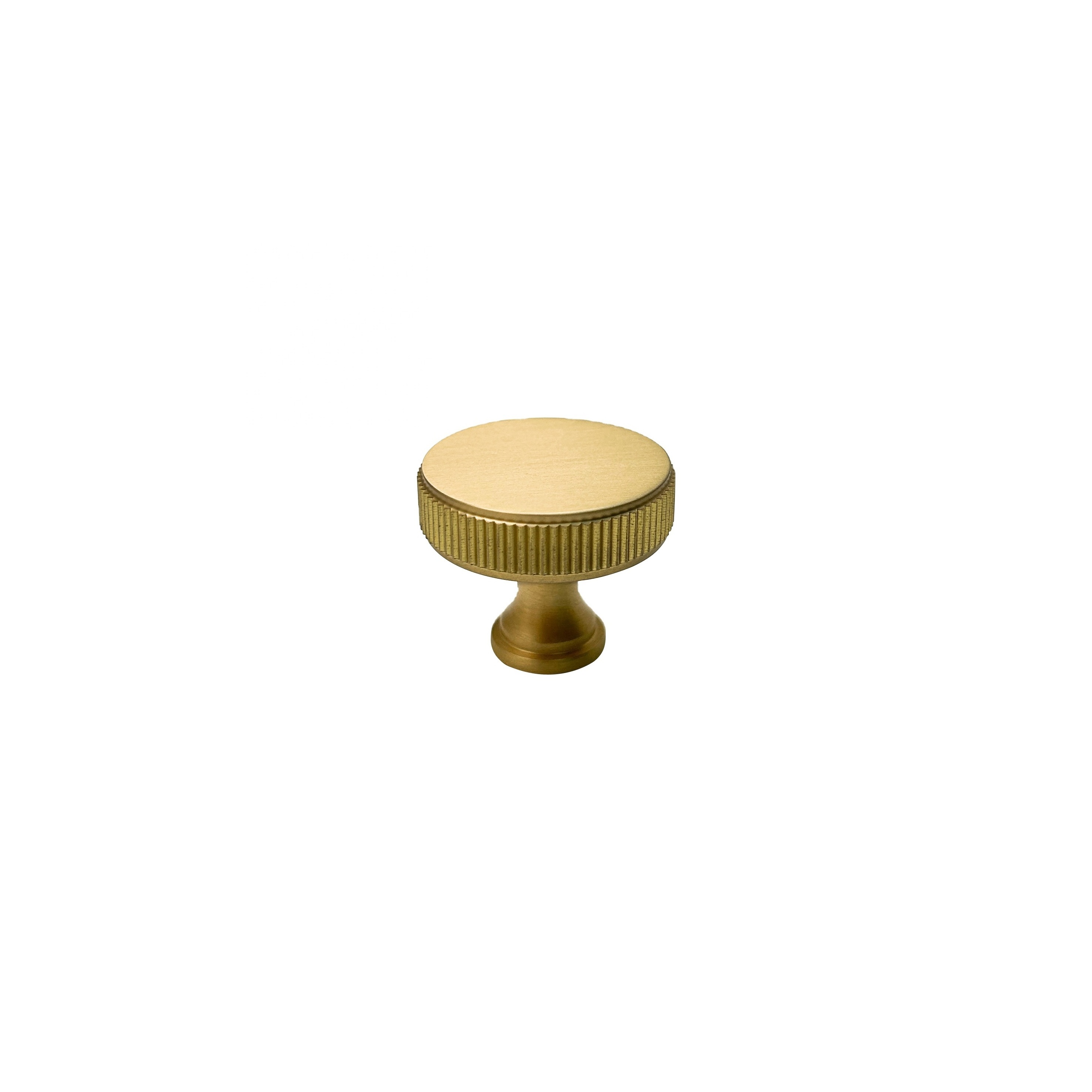 Gold Knurled Modern Cabinet Drawer Knobs Brass Cabinet Furniture Handles Knobs