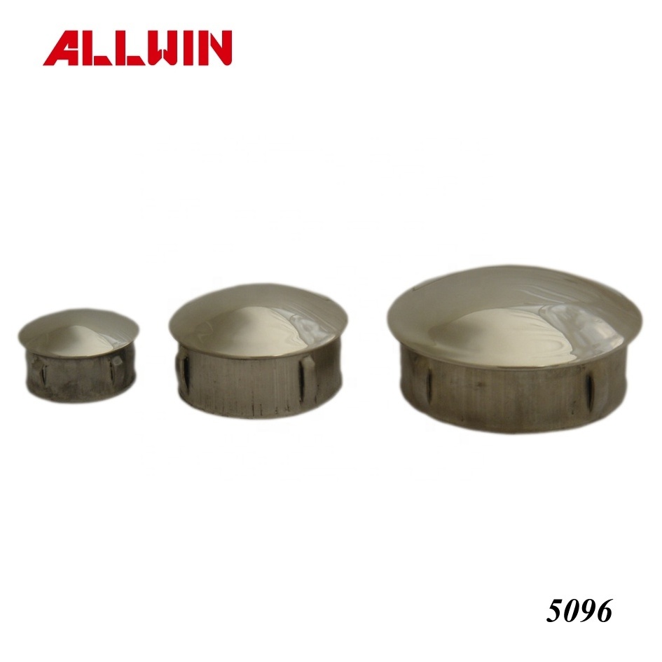 Stainless Steel Arched Dome End Cap for Round Tube