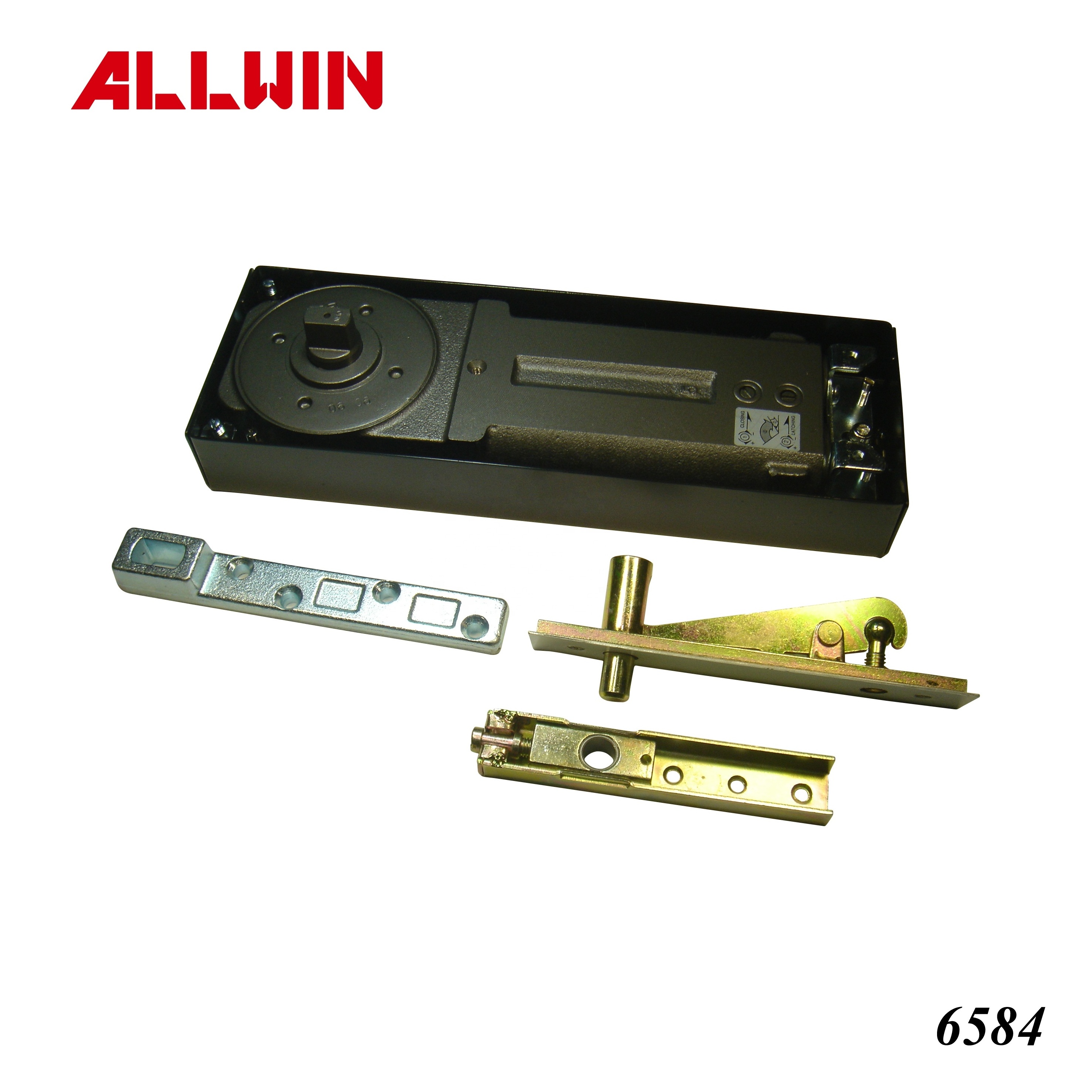 Bottom Patch Fitting Hydraulic Floor Spring Glass Door Closer