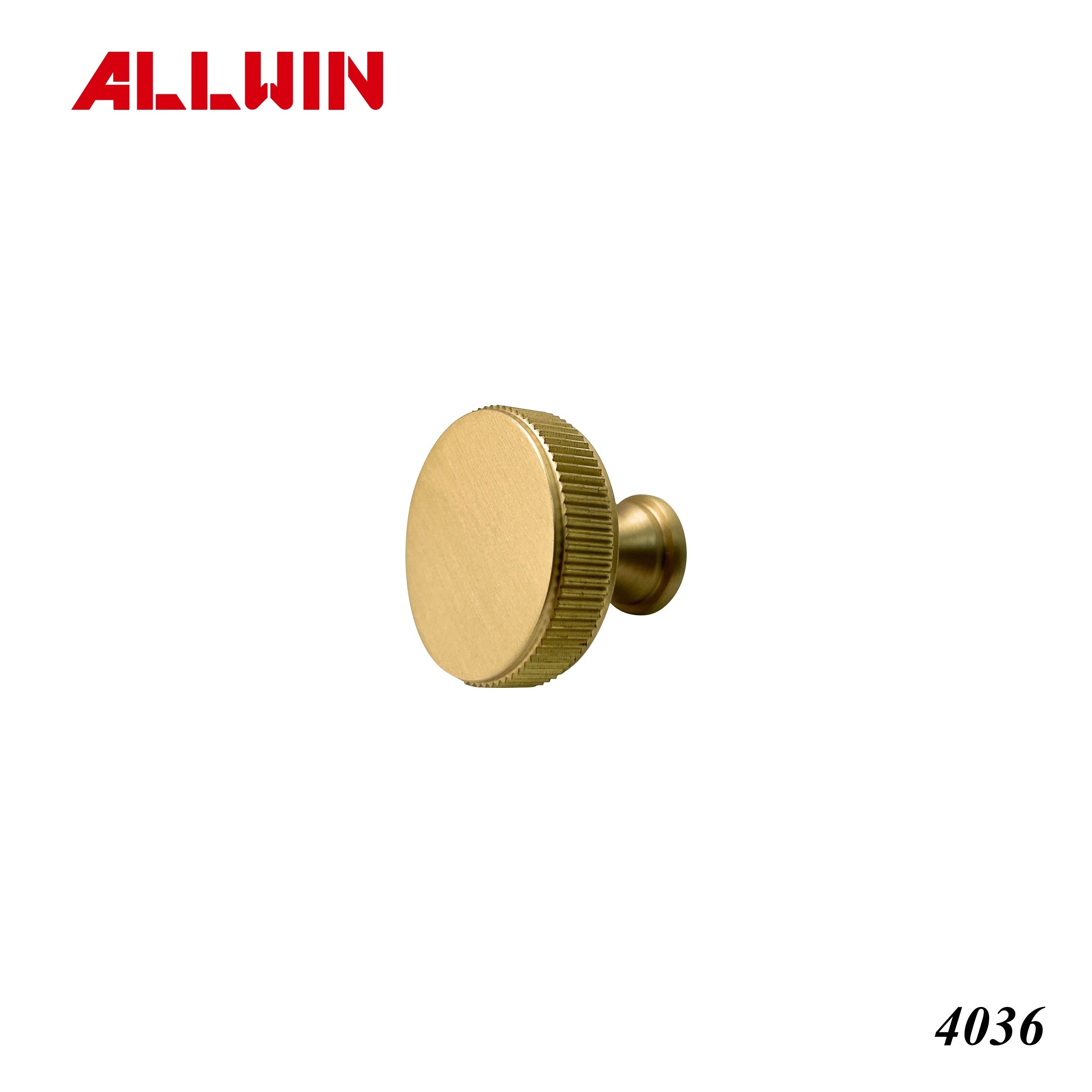 Gold Knurled Modern Cabinet Drawer Knobs Brass Cabinet Furniture Handles Knobs