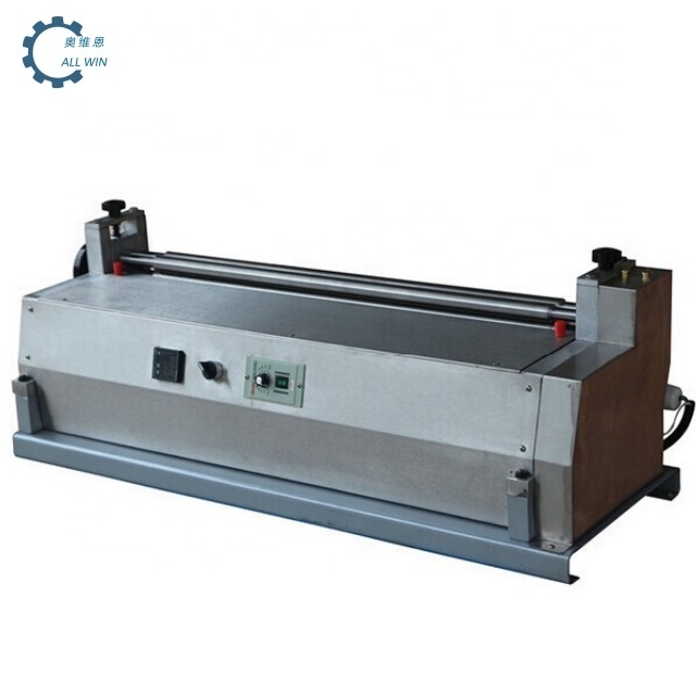 Hot melt Glue Spreading Applicator Hot Melt Glue Machine Adhesive Coating  Leather Paper Gluing Machine for Sale