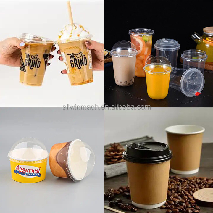 Low Cost Plastic Cup Lid/paper Cup Cover Making Machine