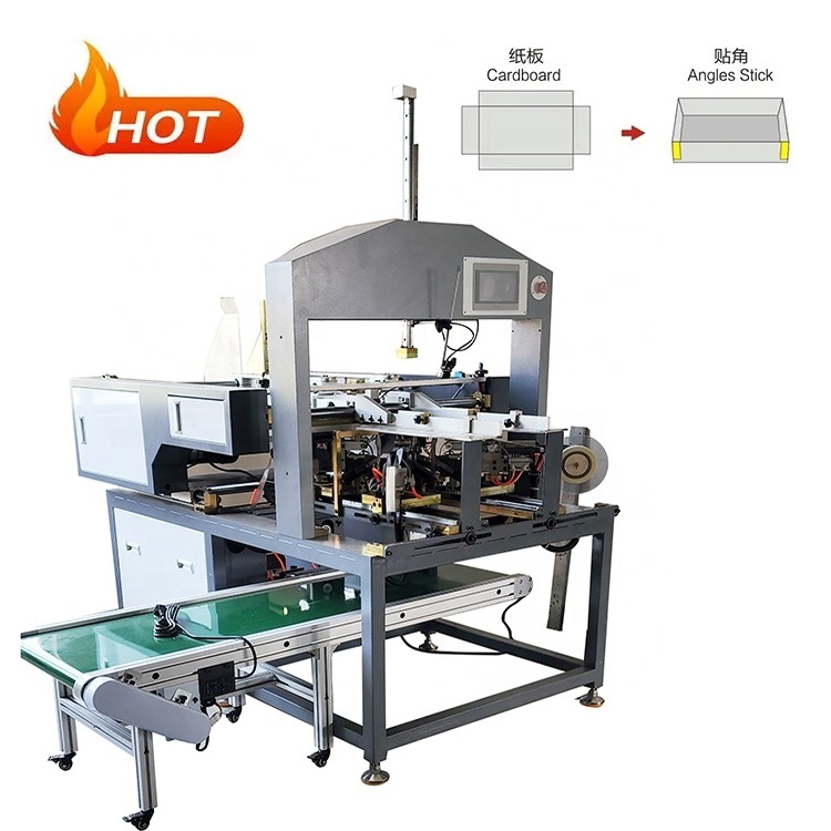 Cheap Price High Precision Hardcover Carton Rigid Paper Box Wrapping Forming Making Machine