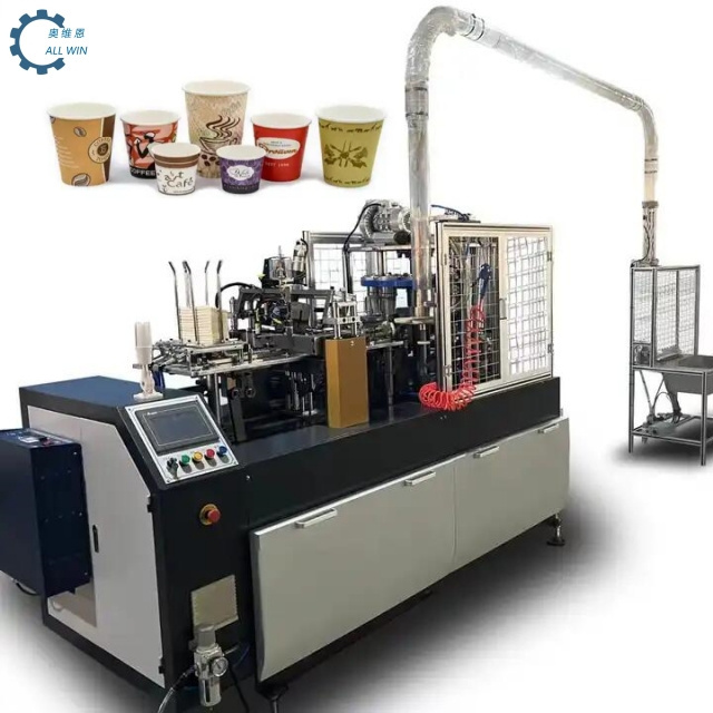 Hot Selling High Speed Full Automatic Disposable Coffee Cup Paper Cup Forming Machine Germany