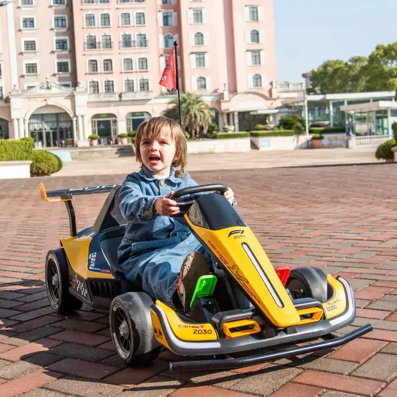 The new electric toy buggy go kart can be charged by a remote-controlled drifting car for boys and girls go karts for adults