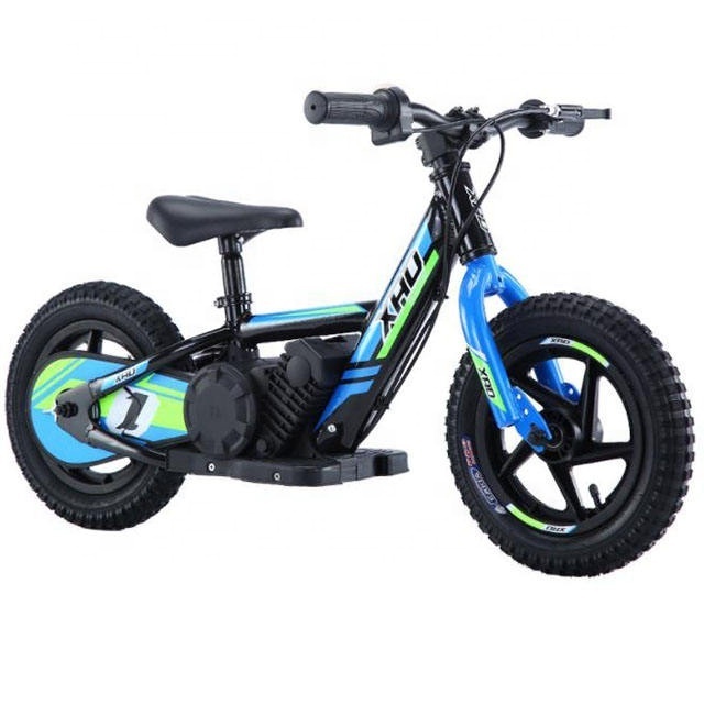 OEM ODM Nice Quality 80W 2 Wheels Fat Tire 12 Inch 16 Inch Electric Kids Bike Motorcycle Children