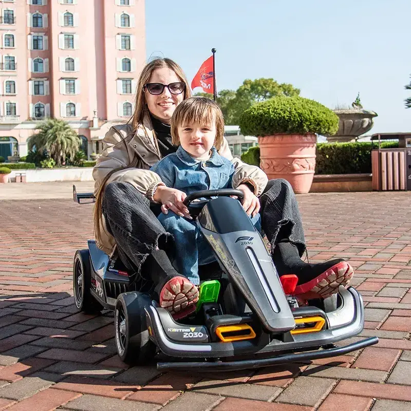 The new electric toy buggy go kart can be charged by a remote-controlled drifting car for boys and girls go karts for adults