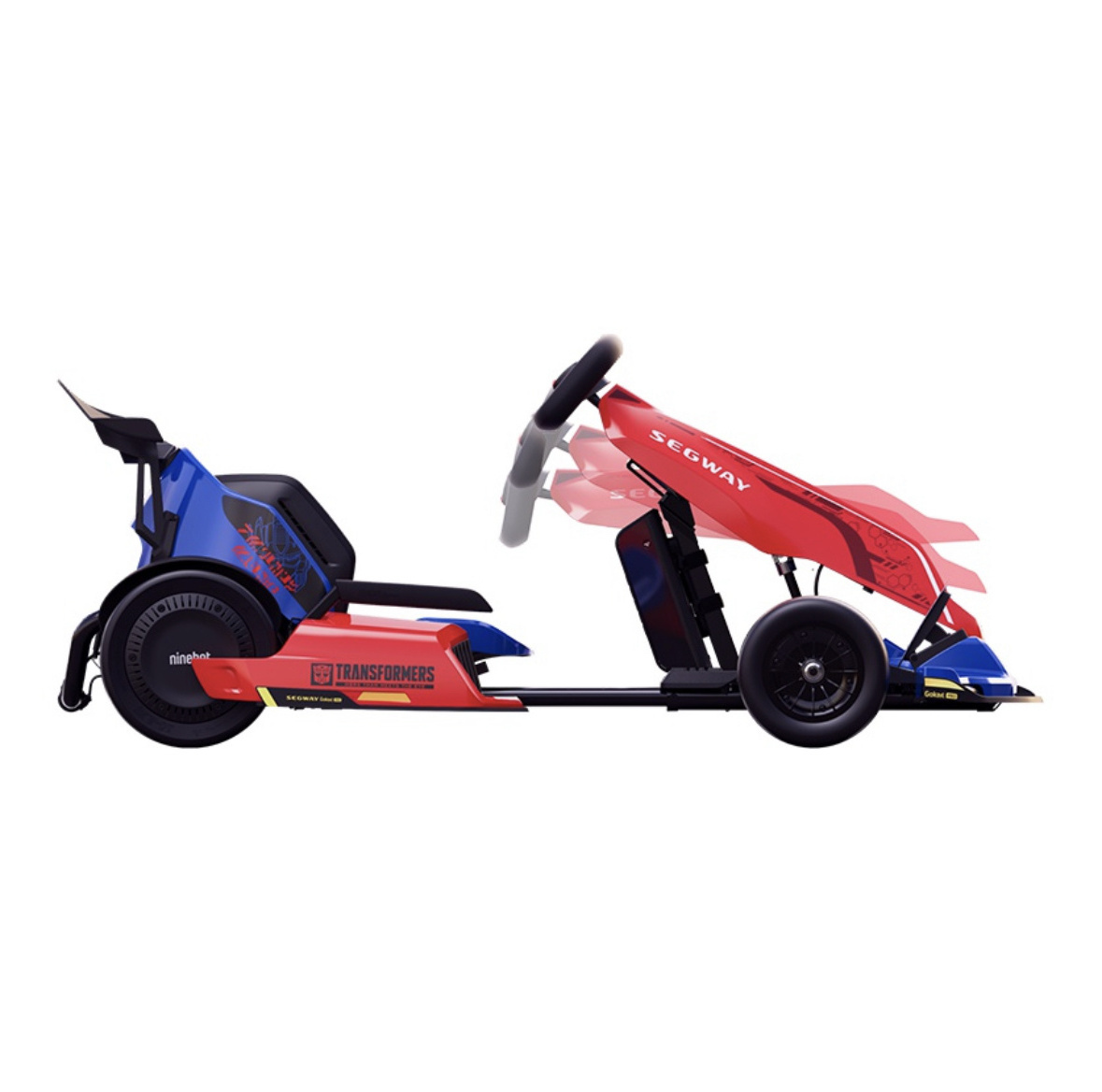 Red and Blue 4800W63V buggy go kart Transformers  Adult go karts for adults