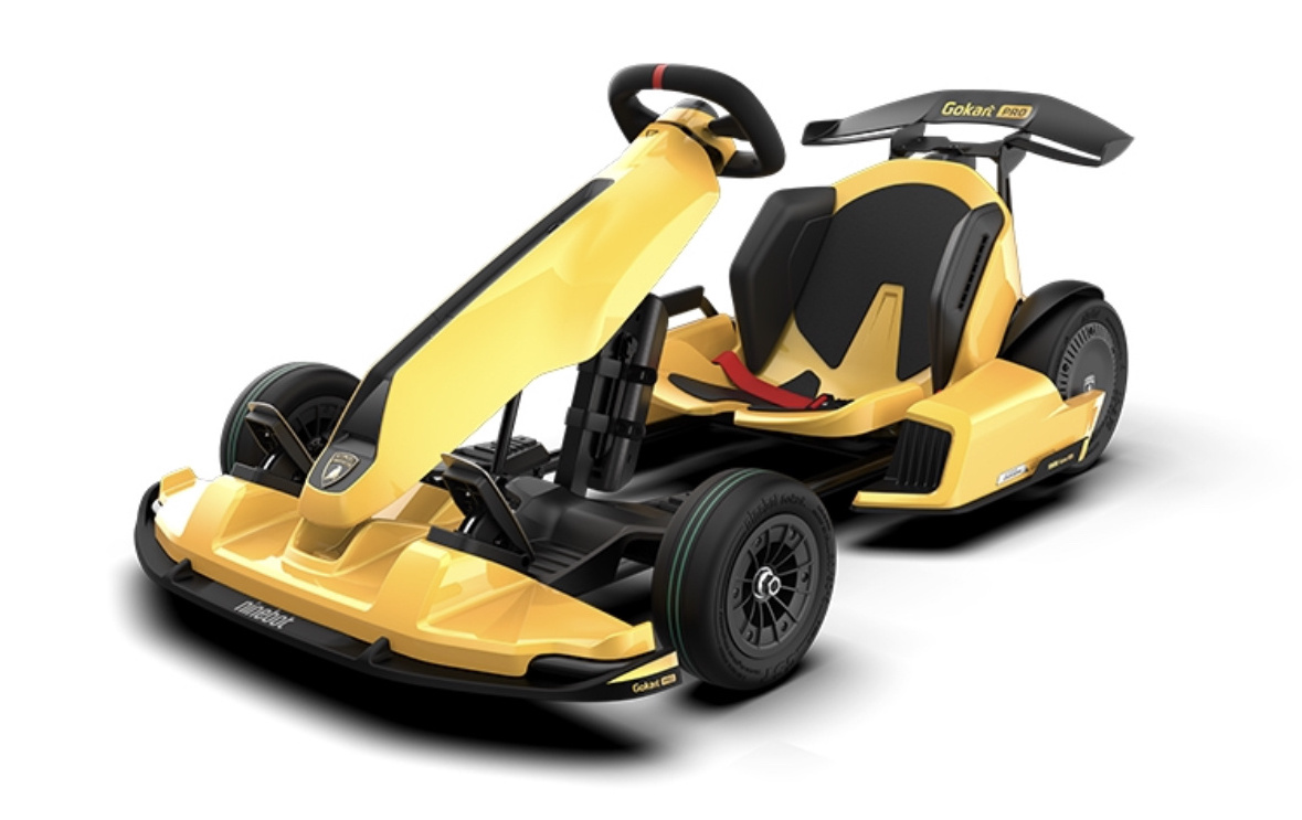 Yellow 4800W Lamborghini go-kart adult customized version intelligent electric motion sensing car go karts for adults