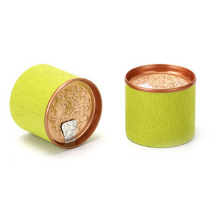 Top quality Recycled biodegradable cylinder round tea paper tube packaging free sample tea paper can